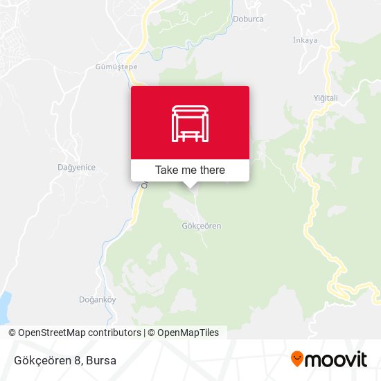 Gökçeören 8 map