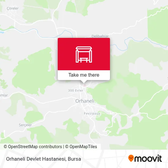 Orhaneli Devlet Hastanesi map