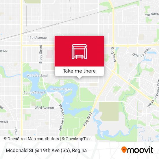 Mcdonald St @ 19th Ave (Sb) map