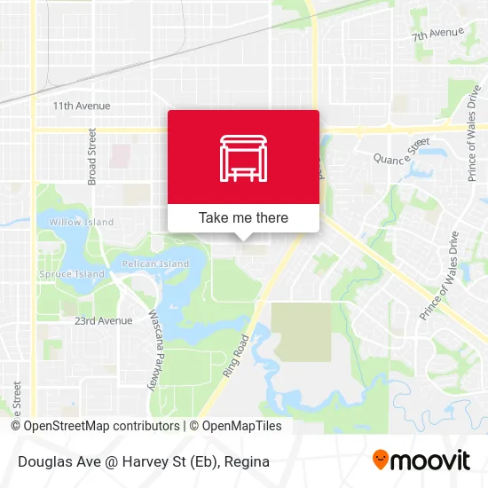Douglas Ave @ Harvey St (Eb) map