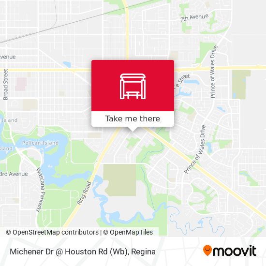 Michener Dr @ Houston Rd (Wb) map