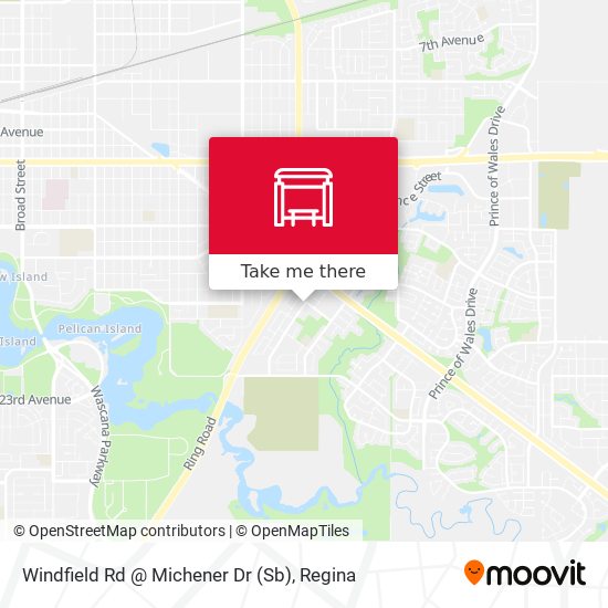 Windfield Rd @ Michener Dr (Sb) map
