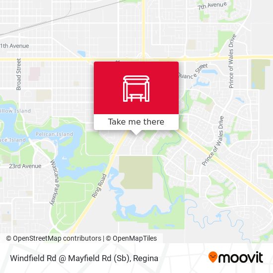 Windfield Rd @ Mayfield Rd (Sb) map