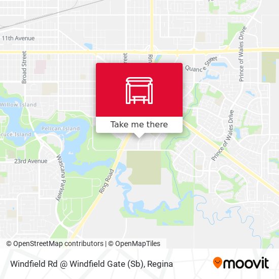 Windfield Rd @ Windfield Gate (Sb) plan