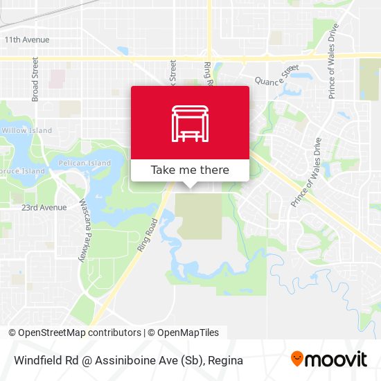 Windfield Rd @ Assiniboine Ave (Sb) plan