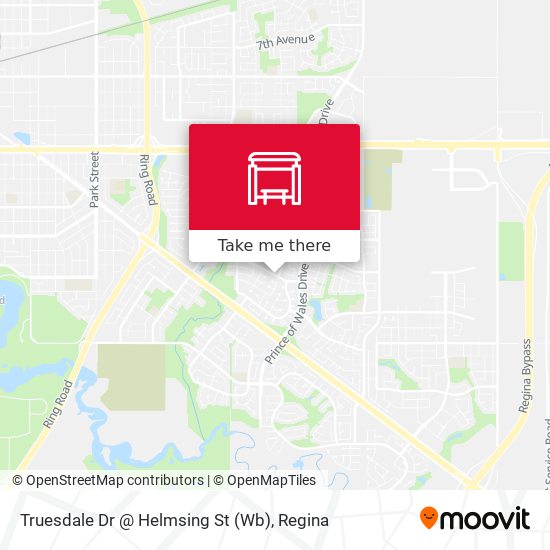 Truesdale Dr @ Helmsing St (Wb) map