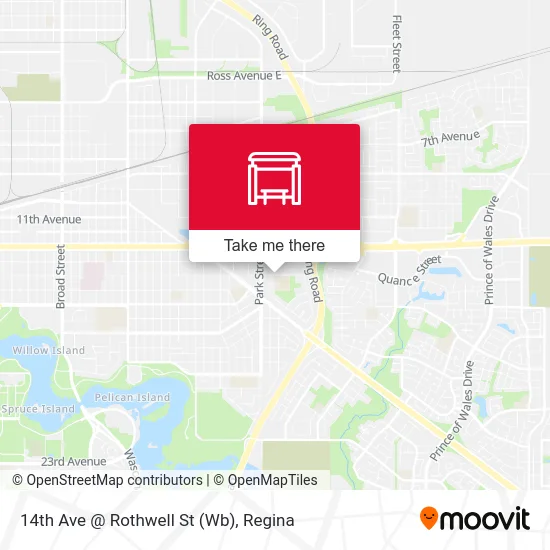 14th Ave @ Rothwell St (Wb) map