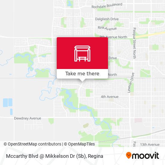 Mccarthy Blvd @ Mikkelson Dr (Sb) map