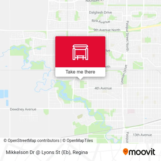 Mikkelson Dr @ Lyons St (Eb) map