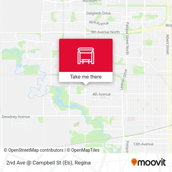 2nd Ave @ Campbell St (Eb) map
