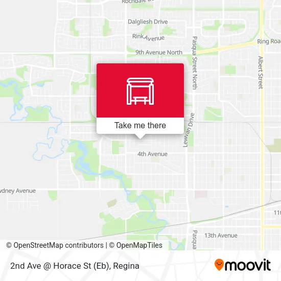 2nd Ave @ Horace St (Eb) map