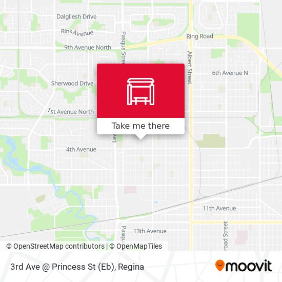 3rd Ave @ Princess St (Eb) map