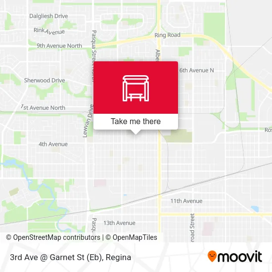 3rd Ave @ Garnet St (Eb) map