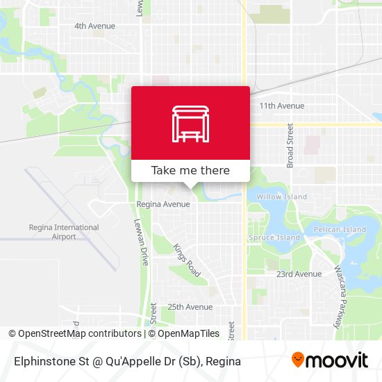 Elphinstone St @ Qu'Appelle Dr (Sb) map