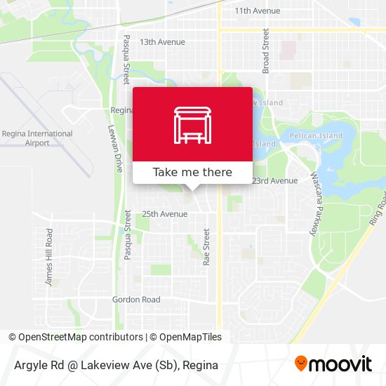 Argyle Rd @ Lakeview Ave (Sb) map
