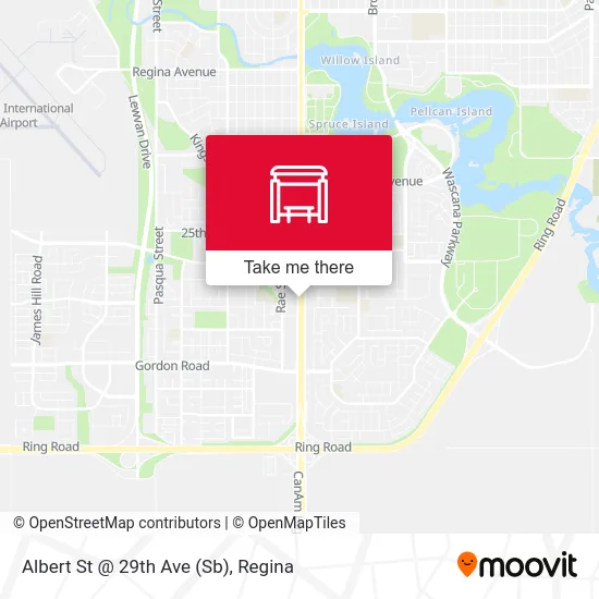 Albert St @ 29th Ave (Sb) map