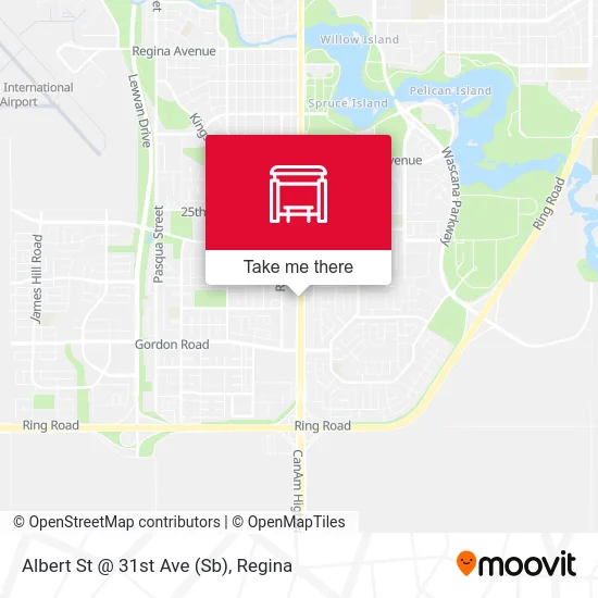 Albert St @ 31st Ave (Sb) map