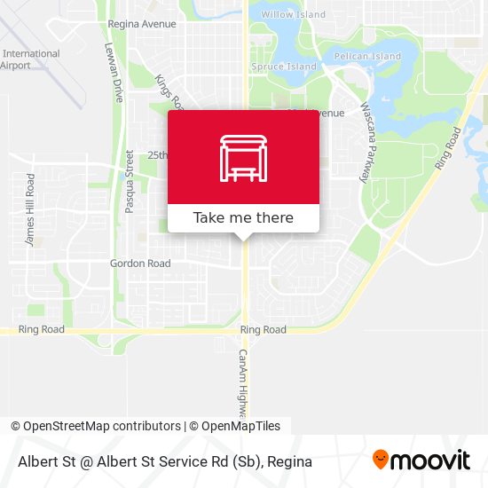 Albert St @ Albert St Service Rd (Sb) map