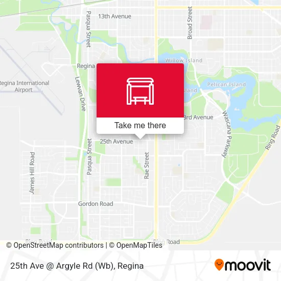 25th Ave @ Argyle Rd (Wb) map