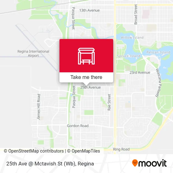 25th Ave @ Mctavish St (Wb) map