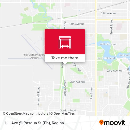 Hill Ave @ Pasqua St (Eb) map