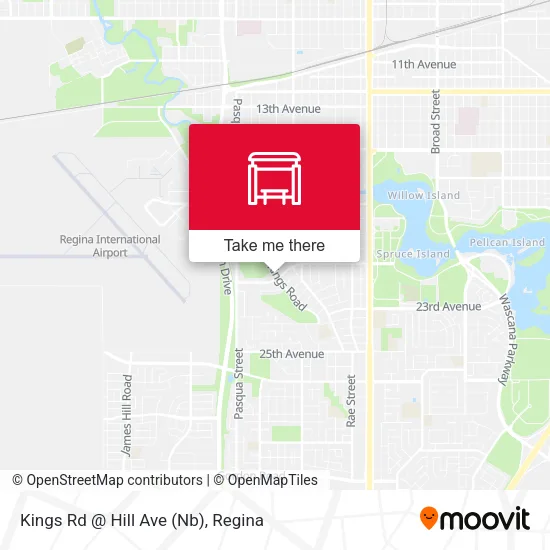 Kings Rd @ Hill Ave (Nb) map