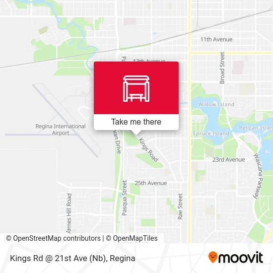 Kings Rd @ 21st Ave (Nb) map