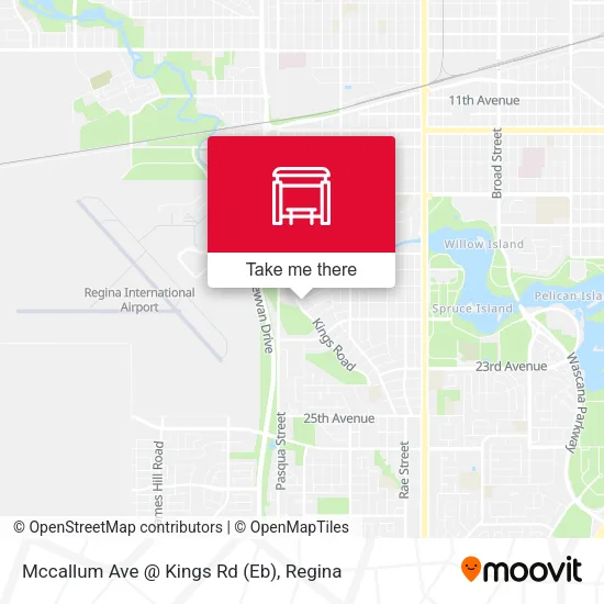 Mccallum Ave @ Kings Rd (Eb) map