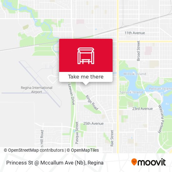 Princess St @ Mccallum Ave (Nb) map