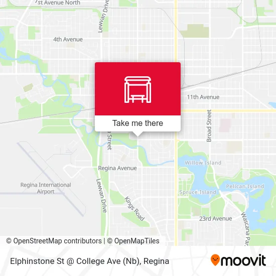Elphinstone St @ College Ave (Nb) map