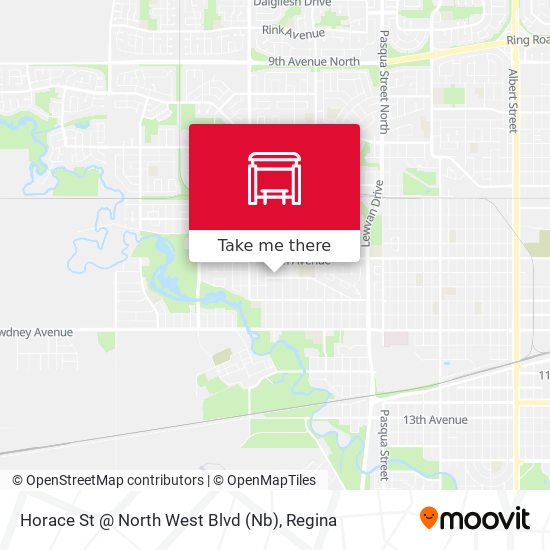 Horace St @ North West Blvd (Nb) map