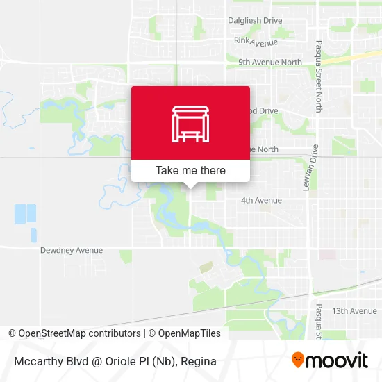 Mccarthy Blvd @ Oriole Pl (Nb) map