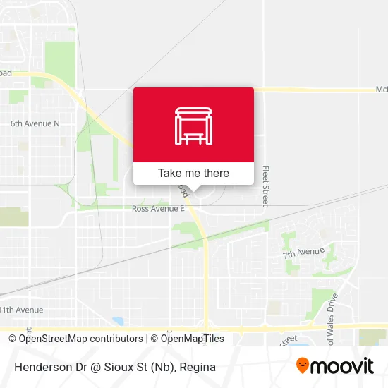 Henderson Dr @ Sioux St (Nb) map