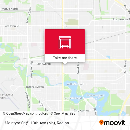 Mcintyre St @ 13th Ave (Nb) map
