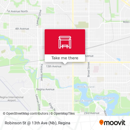Robinson St @ 13th Ave (Nb) map
