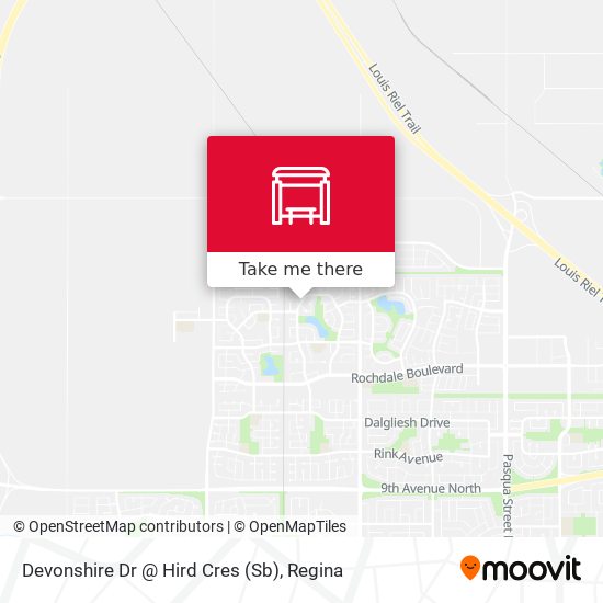 Devonshire Dr @ Hird Cres (Sb) map