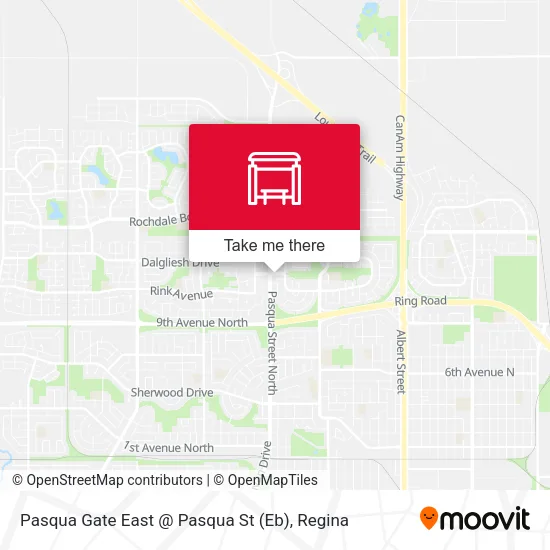Pasqua Gate East @ Pasqua St (Eb) map