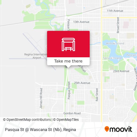 Pasqua St @ Wascana St (Nb) map