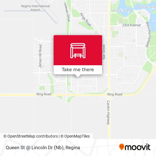 Queen St @ Lincoln Dr (Nb) map
