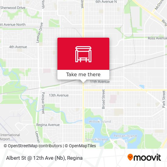 Albert St @ 12th Ave (Nb) map