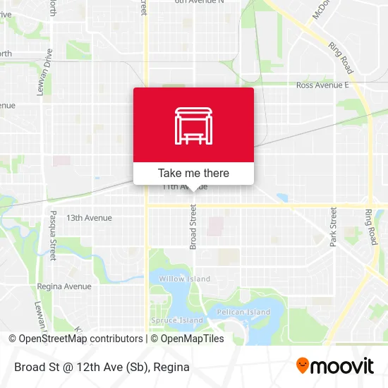 Broad St @ 12th Ave (Sb) map