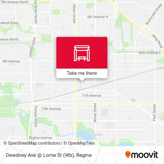 Dewdney Ave @ Lorne St (Wb) map
