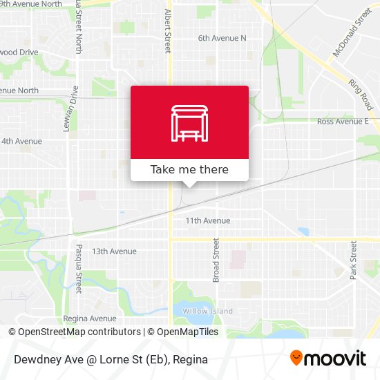 Dewdney Ave @ Lorne St (Eb) map