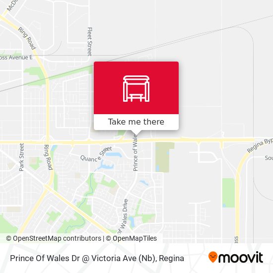 Prince Of Wales Dr @ Victoria Ave (Nb) map