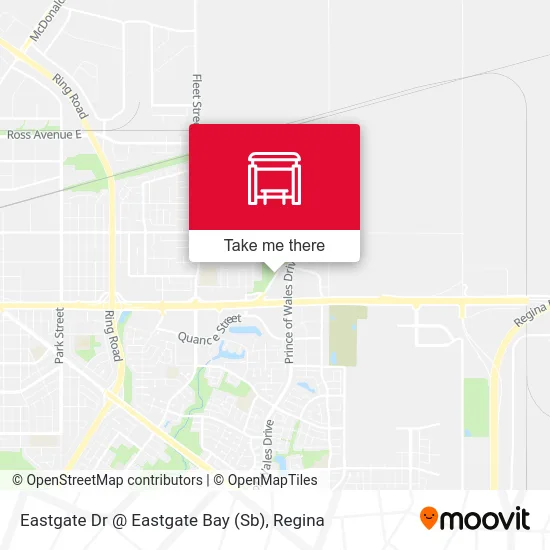 Eastgate Dr @ Eastgate Bay (Sb) map