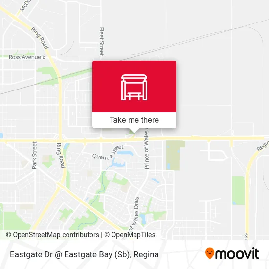 Eastgate Dr @ Eastgate Bay (Sb) map