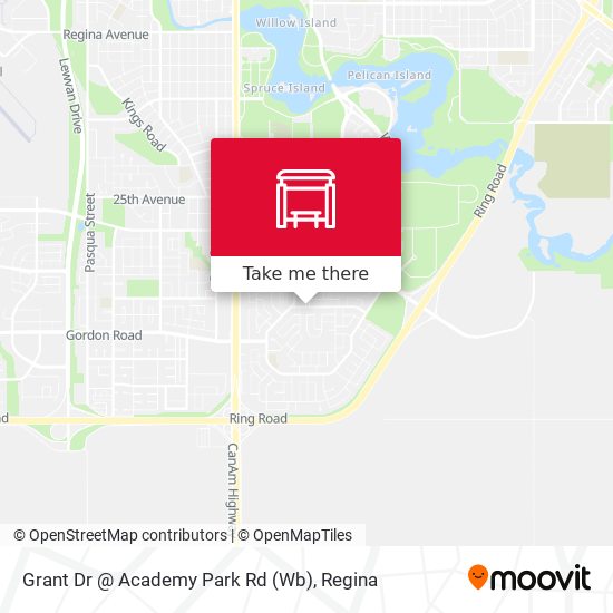 Grant Dr @ Academy Park Rd (Wb) map