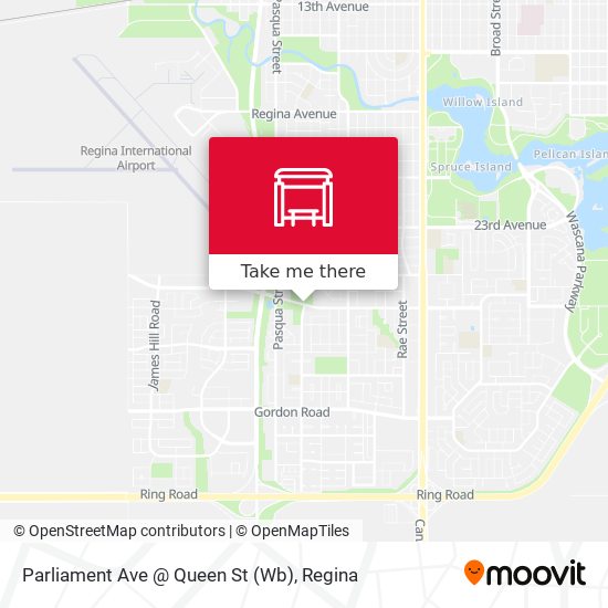 Parliament Ave @ Queen St (Wb) map