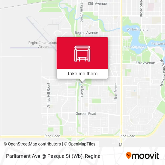 Parliament Ave @ Pasqua St (Wb) map
