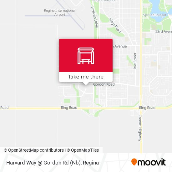 Harvard Way @ Gordon Rd (Nb) map